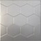 Ekena Millwork 19 5/8in. W x 19 5/8in. H Honeycomb EnduraWall Decorative 3D Wall Panel Covers 2.67 Sq. Ft. WP20X20HBCST - alternate 1